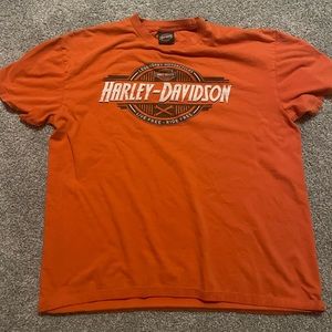 Orange 2012 Harley Davidson “Voodoo” Graphic tee - Size XL